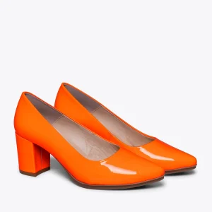 MiMaO ShopOnline URBAN NÉON S – Chaussure à Talon ORANGE FLUO boutiqued en ligne 11