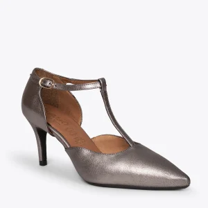 soldes luxe MiMaO ShopOnline COCKTAIL – Chaussures De Soirée En Métallisées ARGENTÉ Avec Talon Aiguille 15