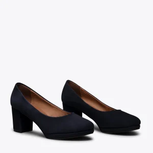 MiMaO ShopOnline URBAN PLATEFORME – Chaussure à Plateforme BLEU MARINE à Talon Moyen fashion pas cher 11