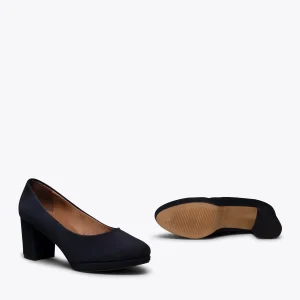 MiMaO ShopOnline URBAN PLATEFORME – Chaussure à Plateforme BLEU MARINE à Talon Moyen fashion pas cher 17