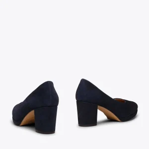 MiMaO ShopOnline URBAN PLATEFORME – Chaussure à Plateforme BLEU MARINE à Talon Moyen fashion pas cher 15