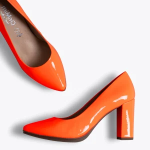 Paris MiMaO ShopOnline URBAN NÉON – Chaussure à Talon ORANGE FLUO 13