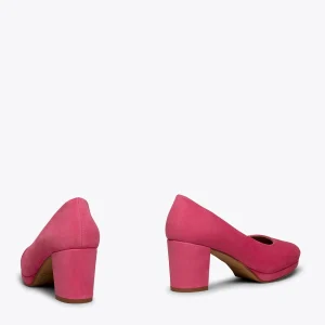 MiMaO ShopOnline URBAN PLATEFORME – Chaussure à Plateforme FUCHSIA à Talon Moyen Livraison internationale 15