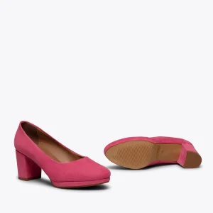 MiMaO ShopOnline URBAN PLATEFORME – Chaussure à Plateforme FUCHSIA à Talon Moyen Livraison internationale 17