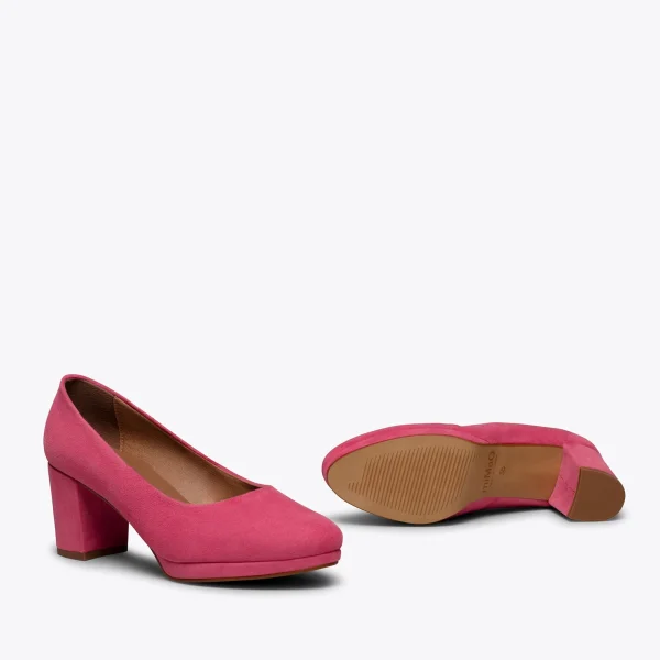 MiMaO ShopOnline URBAN PLATEFORME – Chaussure à Plateforme FUCHSIA à Talon Moyen Livraison internationale 6