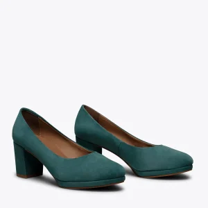 styles dernier cri MiMaO ShopOnline URBAN PLATEFORME – Chaussure à Plateforme TURQUOISE à Talon Moyen 11