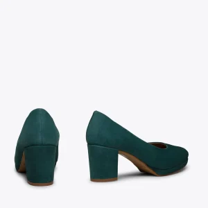 styles dernier cri MiMaO ShopOnline URBAN PLATEFORME – Chaussure à Plateforme TURQUOISE à Talon Moyen 15