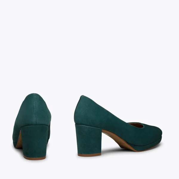 styles dernier cri MiMaO ShopOnline URBAN PLATEFORME – Chaussure à Plateforme TURQUOISE à Talon Moyen 5