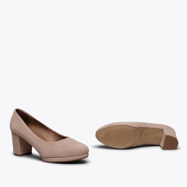 en vente MiMaO ShopOnline URBAN PLATEFORME – Chaussure à Plateforme NUDE à Talon Moyen 6