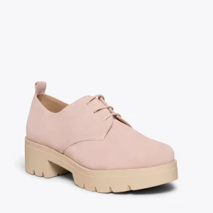 MiMaO ShopOnline CANDEM – Chaussures à Lacets Avec Talon Et Plateforme ROSE jusqu'à 18