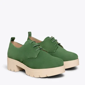 MiMaO ShopOnline CANDEM – Chaussures à Lacets Avec Talon Et Plateforme VERT magasin solde 12