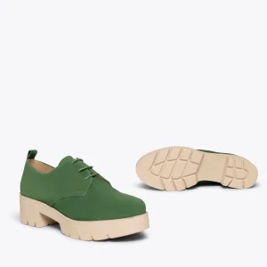 MiMaO ShopOnline CANDEM – Chaussures à Lacets Avec Talon Et Plateforme VERT magasin solde 20