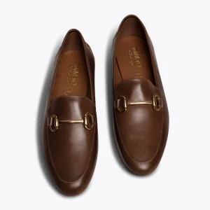 MiMaO ShopOnline STYLE – Mocassin MARRON Avec Ornement Métallique excellente qualité 13