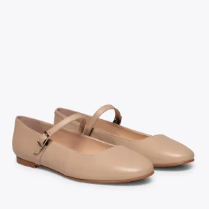 Nouvelle tendance MiMaO ShopOnline BALLERINES BABIES – Ballerines Pour Femme Cuir TAUPE 14