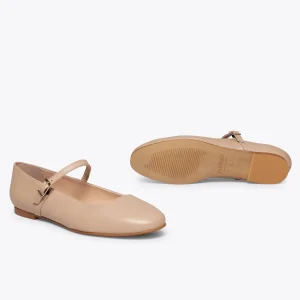 Nouvelle tendance MiMaO ShopOnline BALLERINES BABIES – Ballerines Pour Femme Cuir TAUPE 16