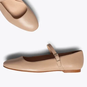 Nouvelle tendance MiMaO ShopOnline BALLERINES BABIES – Ballerines Pour Femme Cuir TAUPE 20