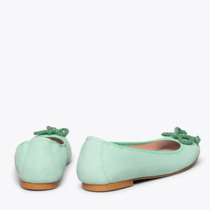 Retour Gratuit MiMaO ShopOnline BALLET – Ballerine TURQUOISE Pour Femme Avec Nœud 16