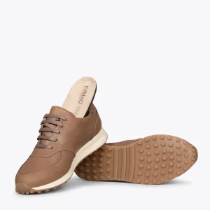 remise en ligne MiMaO ShopOnline YORK – Baskets Habillées Pour Homme TAUPE 16