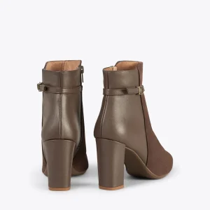 ﻿soldes MiMaO ShopOnline PRAGA – Bottines Pour Femme à Talon MARRON 13