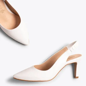 marques pas cher MiMaO ShopOnline COCKTAIL – Chaussure Talon Ouvert BLANC Et à Talon Aiguille 14