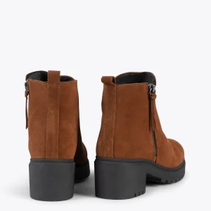 magasin MiMaO ShopOnline POP – Boot En Cuir CAMEL Hydrofuge 13