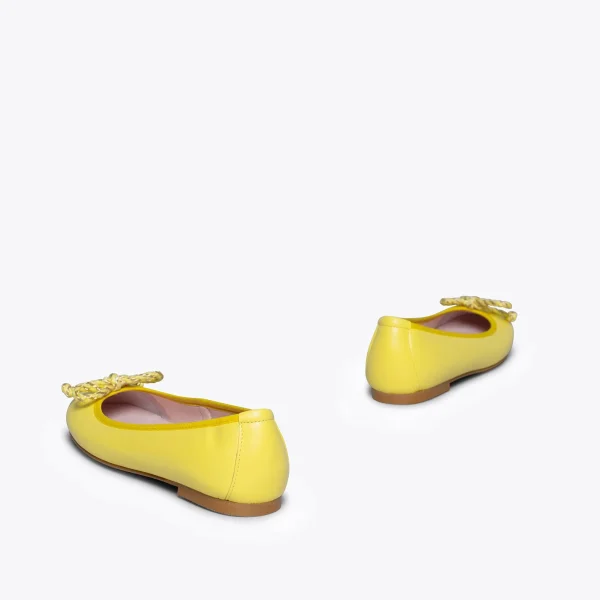 MiMaO ShopOnline SEÑORITA – Ballerine JAUNE à Lacets magasin en ligne france 5