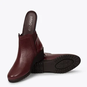 livraison la plus rapide MiMaO ShopOnline COMPENSÉES CROCO – Bottes à Talon Compensé Imprimé Croco BORDEAUX 12