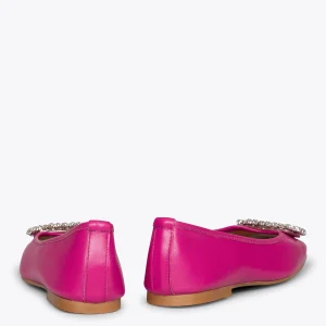 REMISE MiMaO ShopOnline BIJOU – Chaussures Plates Avec Broche FUCHSIA 13