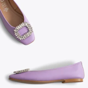 beauté MiMaO ShopOnline BIJOU – Chaussures Plates Avec Broche LILAS 11