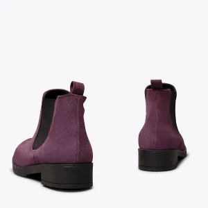 site soldes MiMaO ShopOnline PICADILLY – Bottines Chelsea AUBERGINE Pour Femme 15