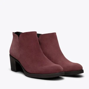 SOLDES TOUT À MiMaO ShopOnline LOOK – Bottines BORDEAUX Tige Courte Pour Femme 10