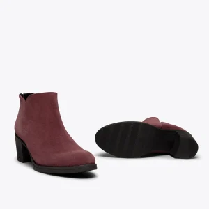 SOLDES TOUT À MiMaO ShopOnline LOOK – Bottines BORDEAUX Tige Courte Pour Femme 16