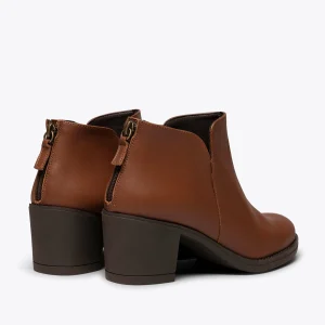 boutique MiMaO ShopOnline LOOK – Bottines MARRON Tige Courte Pour Femme 14