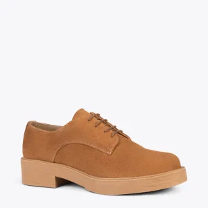 MiMaO ShopOnline BLUCHER – Chaussures à Lacets Pour Femmes CAMEL prix pas cher 15