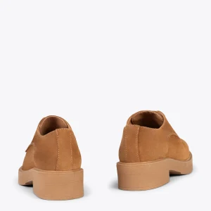 MiMaO ShopOnline BLUCHER – Chaussures à Lacets Pour Femmes CAMEL prix pas cher 13