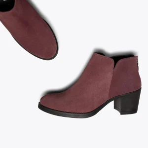 SOLDES TOUT À MiMaO ShopOnline LOOK – Bottines BORDEAUX Tige Courte Pour Femme 12