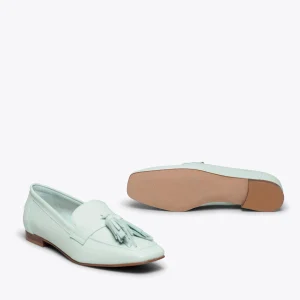 MiMaO ShopOnline SLIPPER – Mocassins à Pompons MINT Nouveau 17