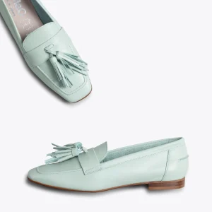 MiMaO ShopOnline SLIPPER – Mocassins à Pompons MINT Nouveau 13