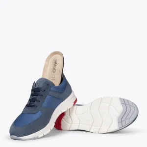 achat pas cher MiMaO ShopOnline BERLIN – Tennis Pour Homme Casual BLEU 16