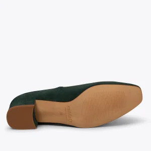 MiMaO ShopOnline DAMA – Chaussures à Talon Bas Et Bout Carré VERT en france 17