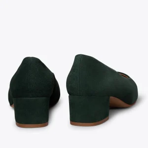 MiMaO ShopOnline DAMA – Chaussures à Talon Bas Et Bout Carré VERT en france 13