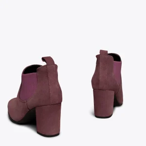 Protections acheteurs MiMaO ShopOnline URBAN – Bottine à Talon LILAS Avec élastique 13