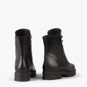 MiMaO ShopOnline MILITAIRE – Bottines Militaires Pour Femme NOIR magasin en ligne france 13