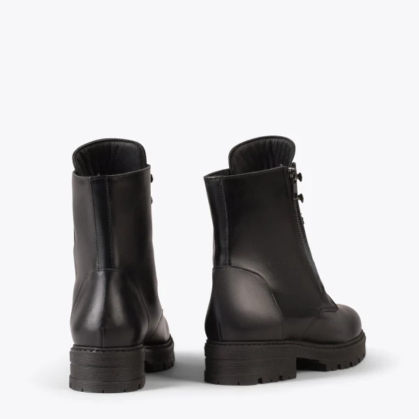 MiMaO ShopOnline MILITAIRE – Bottines Militaires Pour Femme NOIR magasin en ligne france 4