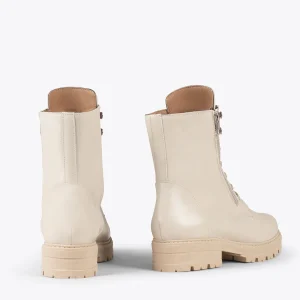 boutique en ligne MiMaO ShopOnline MILITAIRE – Bottines Militaires Pour Femme BEIGE 13