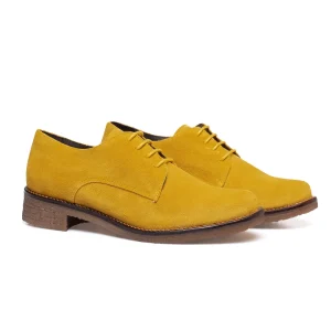 marque pas cher en ligne MiMaO ShopOnline OXFORD- Chaussures Oxford à Lacets Pour Femme JAUNE 12