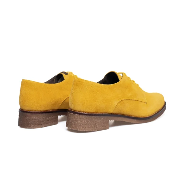 marque pas cher en ligne MiMaO ShopOnline OXFORD- Chaussures Oxford à Lacets Pour Femme JAUNE 4