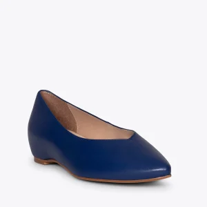 MiMaO ShopOnline URBAN COMPENSÉE – Chaussures BLEU MARINE Avec Semelle Compensée en promotion 15