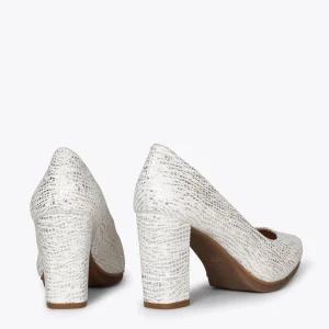 à prix d'occasion MiMaO ShopOnline URBAN SPLASH – Chaussures BLANC/ ARGENTÉ En Cuir Métallisé 13