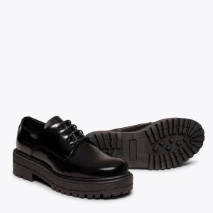 acheter en ligne MiMaO ShopOnline BLUCHER – Chaussures à Lacets En Cuir Florentic NOIR 17